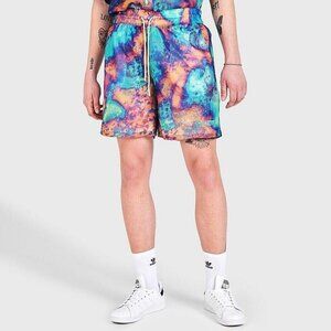 Adidas Originals Mens Mesh Shorts HT1653 Green Purple Orange Size XS Extra Small